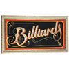 Image 1 : Reverse Glass Billiards Sign