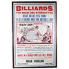 Image 1 : Billiards Poster, Butte Montana