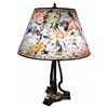 Image 1 : Pairpoint Reverse Painted Floral Table Lamp