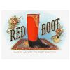 Image 1 : Rare "Red Boot" Cigar Label