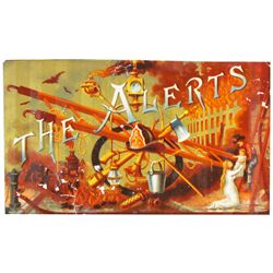 Geo. Harris & Sons, Litho "The Alerts" Cigar Label