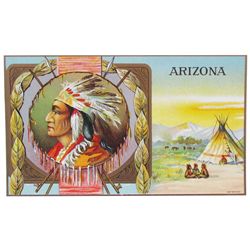 Arizona Sample Cigar Label