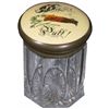 Image 1 : Glass Cigar Humidor with Celluloid Lid