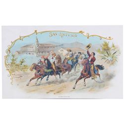 "San Antonio" Cigar Label