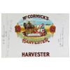 Image 1 : McCormick's Harvester Factory Proof Cigar Label