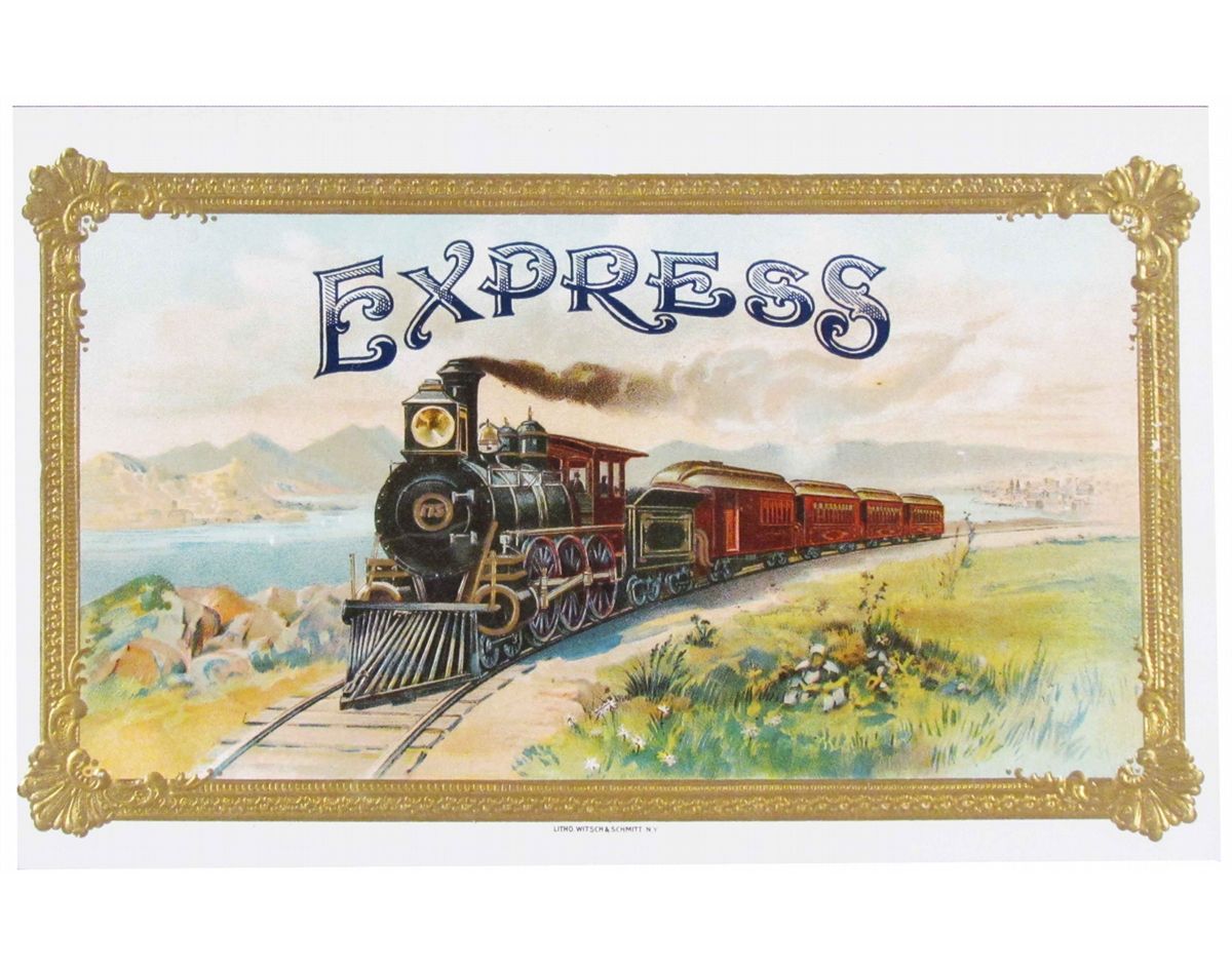 Witsch &amp; Schmitt Litho Co. &quot;Express&quot; Cigar Label