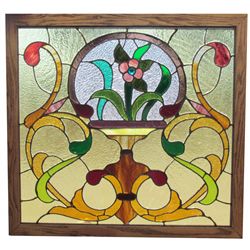 Beautiful Stained - Leaded Glass Window