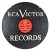 Image 1 : RCA Porcelain Hanging Record Sign