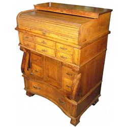 Rare Oak Physician's - Doctor's Cabinet