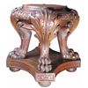 Image 1 : Fancy Carved Oak Pedestal