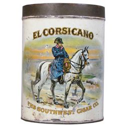 El Corsicano Cigar Tin for 25 Cigars