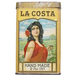 LA Costa Cigar Tin for 25 Cigars