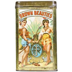 Brown Beauties Cigar Tin for 25 Cigars