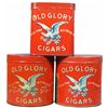 Image 1 : Three Old Glory Cigar Tins for 50 Cigars