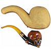 Image 1 : Skull and Bones Meerscham Pipe