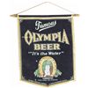 Image 1 : Olympia Beer Cloth Hanging Banner