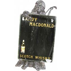 Sandy Macdonald Scotch Whisky Advertising Mirror