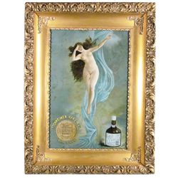 Kenwick Whiskey Reverse Glass Sign