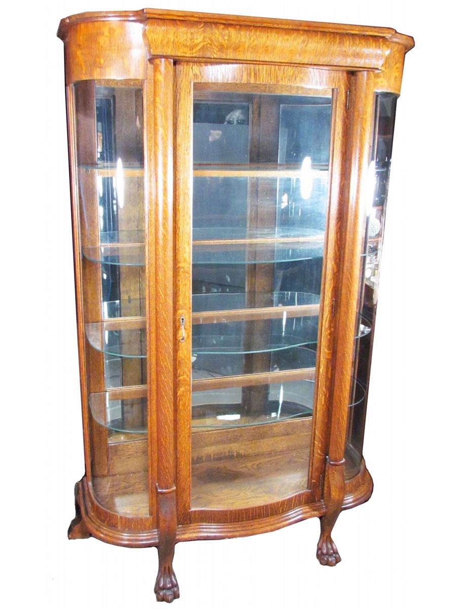 Quarter Sawn Oak China Cabinet