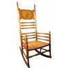 Image 1 : Carved Oak Rocker