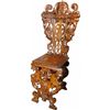 Image 1 : Fancy Carved Walnut Parlor Chair