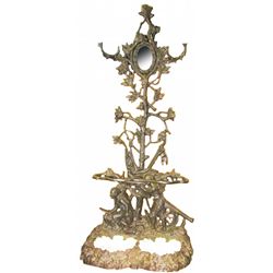 Mid-19th Century Elegant Cast Iron Hall Tree