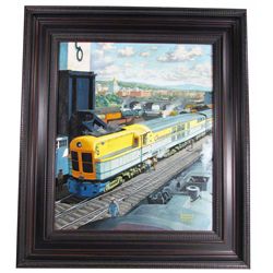 Original Illustration Art for Railroad Magazine