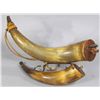 Image 1 : Two Civil War Carved Powder Horns