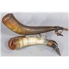 Image 1 : Two Civil War Carved Powder Horns