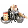 Image 1 : Figural Cigar and Match Holder and Tray