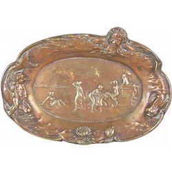 Bronze Embossed Cigar Tray