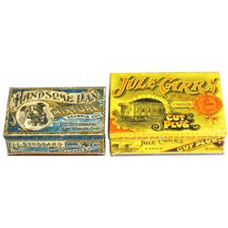Jule Garrs & Handsome Dan Mixture Tobacco Tins