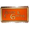 Image 1 : Allen & Ginter Reverse Glass Sign