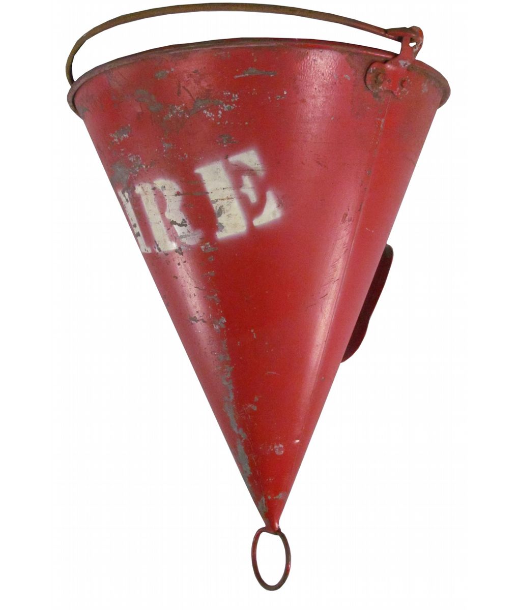 Metal Cone Shaped Industrial Fire Bucket