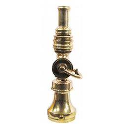 Brass Fire Nozzle with shut off