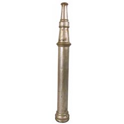 Nickel over Brass Straight Tip Nozzle, Ca. 1860