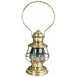 C.T. Ham Mfg. Co. Chiefs' Brass Fire Lantern