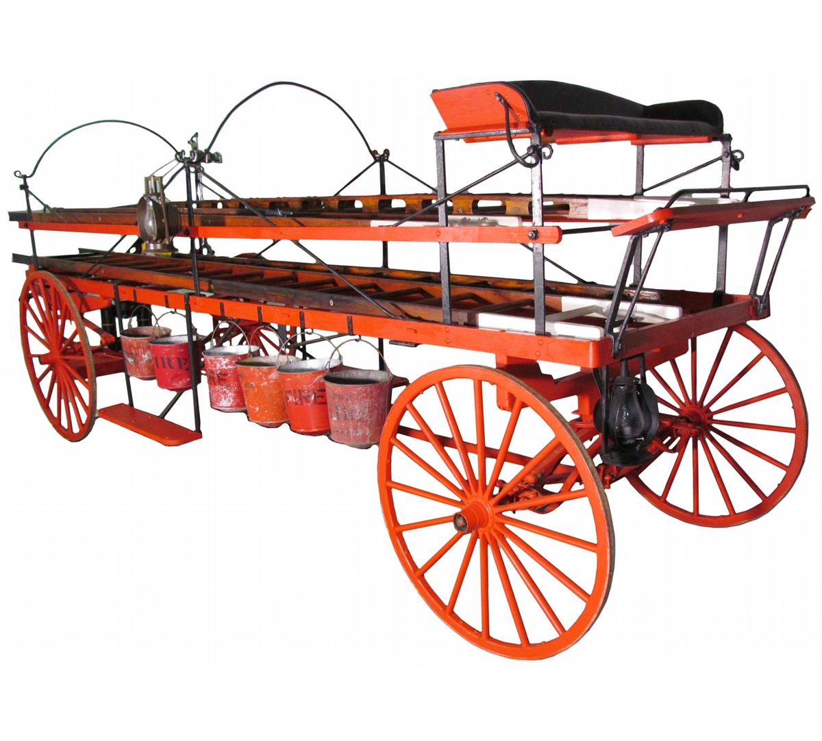 Mid 1800's Fire Ladder Wagon