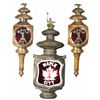 Image 1 : Maple City Fire Apparatus Lanterns Set of Three