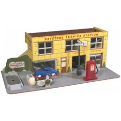 1940's Keystone Service Station Toy