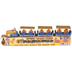 1939 Arcade World's Fair Tractor Toy Train