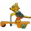 Image 1 : J. Chein Cat on Scooter Tin Toy