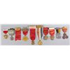 Image 1 : Lot of Ten Firemen's Badges and Ribbons