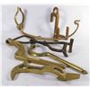 Image 1 : Collection of Six Misc. Iron and Brass Fire Hardware