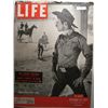 Image 1 : October 1951 Life Magazine; Bronc Rider Casey Tibbs