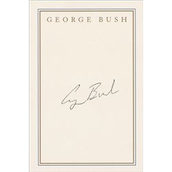 George and George W. Bush