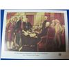 Image 2 : 480. Mint Sheet of .18c U.S. Stamps. Frameable. "The Declaration of Independence, 4 July 1776 at Phi