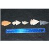 Image 2 : Vintage Indian Arrowhead, lot of 5