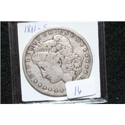 1881-S Silver Morgan $1