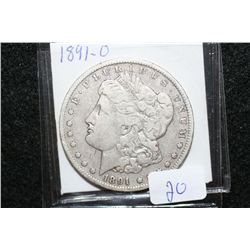 1891-O Silver Morgan $1